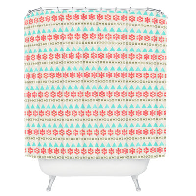 Karbach Geometric Shower Curtain