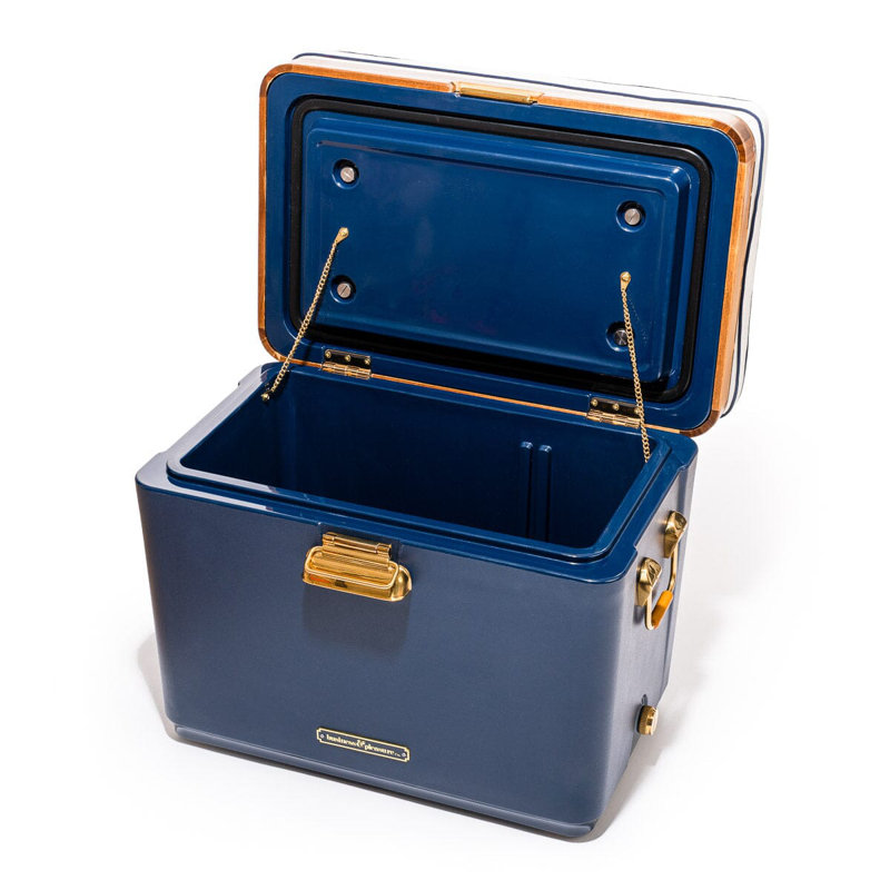 Hemingway Cooler, Navy/White