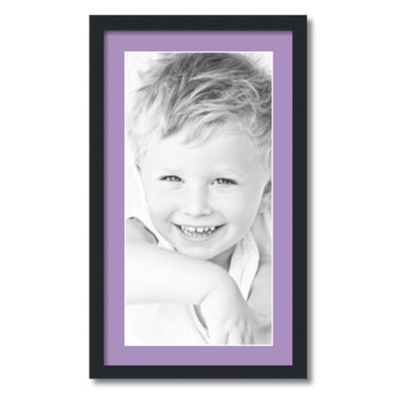 Matte Picture Frame with Mat, Lavender Mist