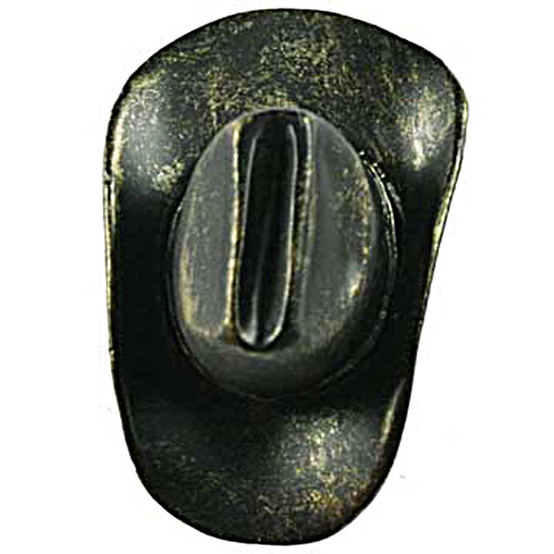 Poignée fantaisie 1 3/4" Western Southwestern, Bronze noir