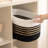 Set of 4 Rectangle Cotton Rope Storage Baskets with Built-in Handles, 14"L x 8"W x 9"H Decorative Woven Organizer Baskets for Toys, Towels, Closet & Home Storage-129676954