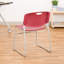 Chaise empilable en plastique robuste avec dossier profilé-50072356-50072355
