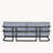 Gala 56.5'' Wide Straight Aluminum Patio Sofa with Cushions