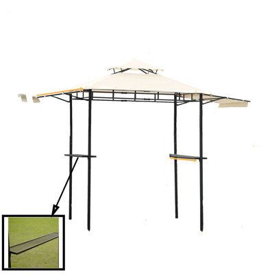 H 12 pi x l 4 pi D Pavillon de jardin en métal