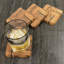Tiger and Wenge Wood Coasters End Grain with Base