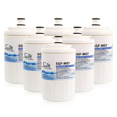 Swift Green Filters SGF-M07 Compatible Refrigerator Water Filter for UKF7003, UKF7001, EDR7D1, Filter 7, -6 Pack