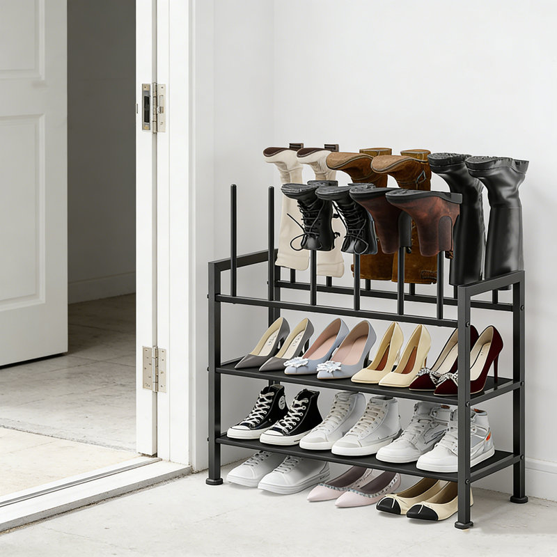 Range-chaussures en métal multi-usages
