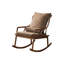 Chaise berçante en bois massif-100224013