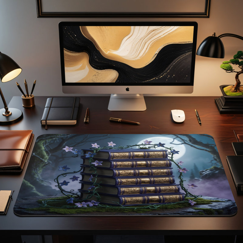 Polyester Desk Pad, 14.4x12.1