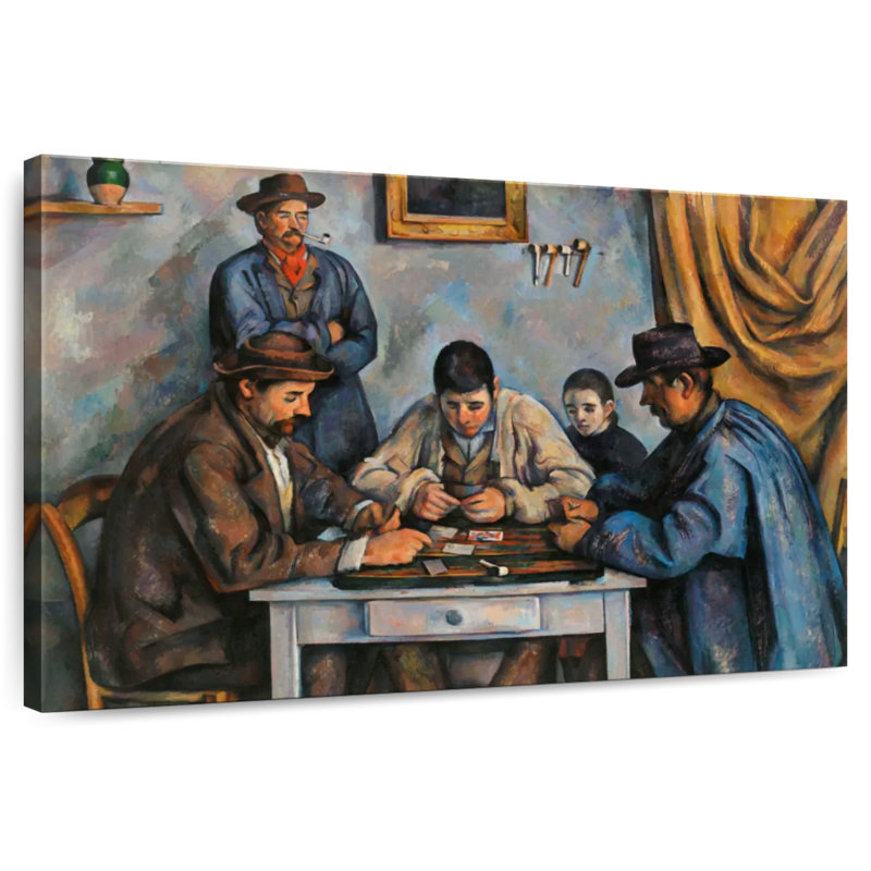 Senne, les joueurs de cartes I 1890-1892, H 24 po x l 36 po