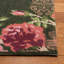 Tapis noir / rouge à motif floral Tammie-526454656