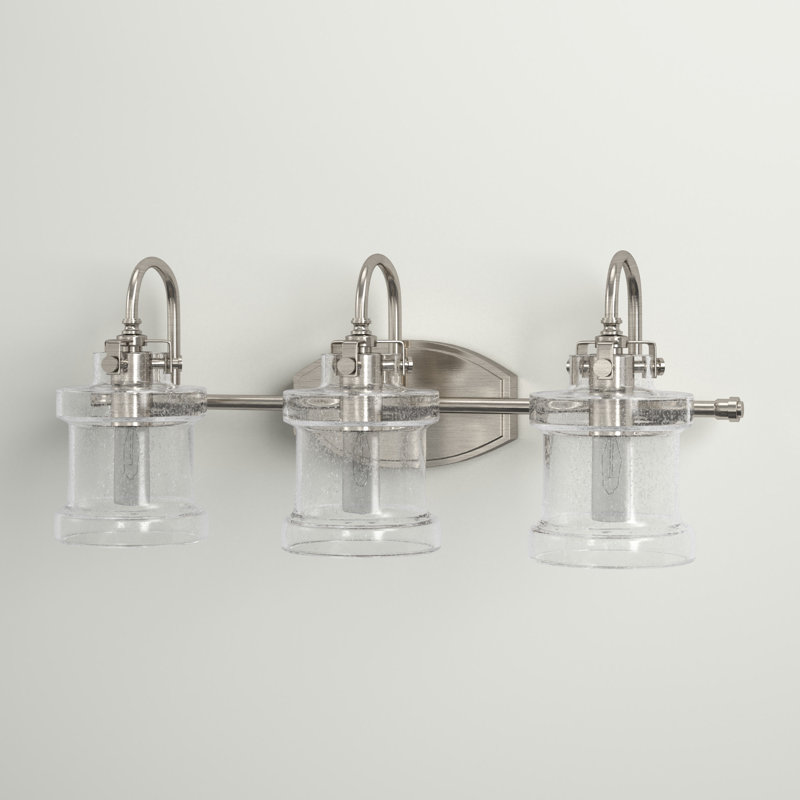Cory 3 - Light Dimmable Vanity Light, Brushed Nickel