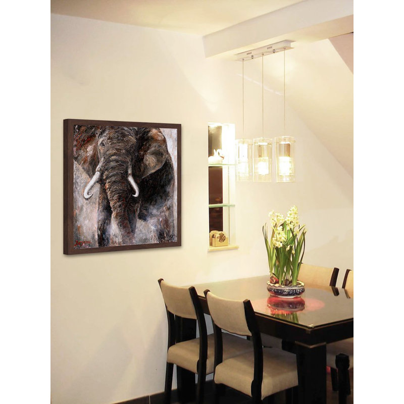 Bergerac - Single Picture Frame Painting, 41cm H x 41cm W x 3.81cm D