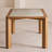 Simple Rectangular Rock Slab Oak Dining Table-778653683