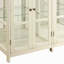 Vitrine de rangement décorative 4 portes en bois