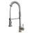 Single Handle Spring Pull Down Kitchen Faucet-24425608-17114970