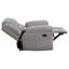 Fauteuil oscillant inclinable en chenille Rodden gris