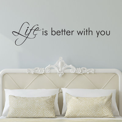 Text & Numbers Non-Wall Damaging Wall Decal