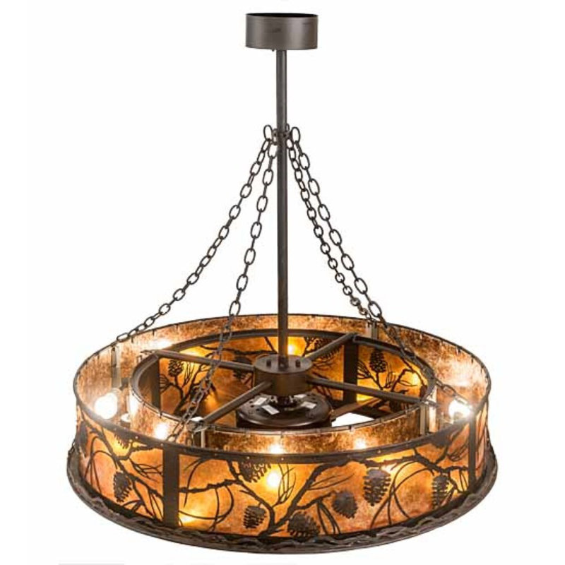 Whispering Pines Downrod Ceiling Fan