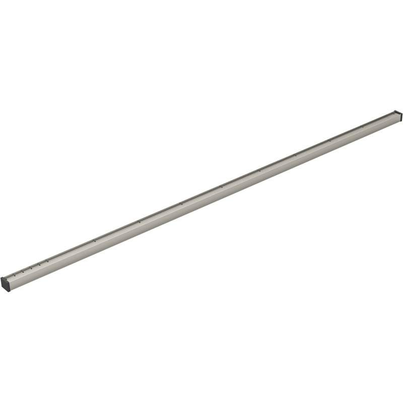 Linear Grid Shower Drain, Anodized Brushed Nickel