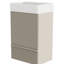 Meuble-lavabo autoportant de 20 po avec lavabo moderne en cachemire et céramique-145725017