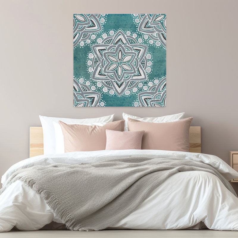 Star Mandala I Flower Art, 32" H x 32" W