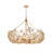12-Light Dimmable Flower Crystal Chandelier