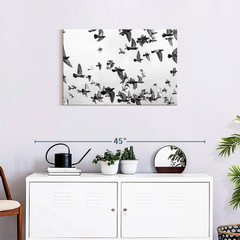 Brampt Pigeon Flock, 20" H x 30" W