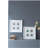 S/2 15.57x1.2x15.7" Shadow Box Wall Décor
