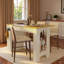 3-in-1 Dining Table with Foldable Tabletop, Enclosed Cabinet, Adjustable Shelf, Open Compartment and Side Hooks-867941072