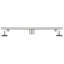 Drain de douche linéaire en acier inoxydable 32 po FINE FIXTURES avec piège à cheveux et insert de carrelage et grille 2 en 1-126533276