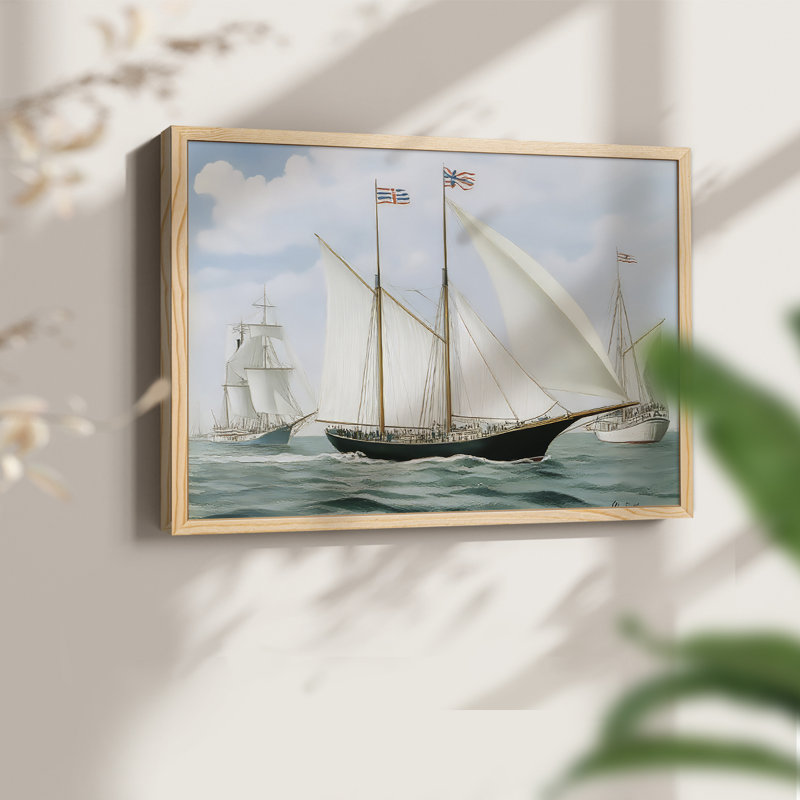 Nautical Series-CXL - Reproduction encadrée - Restickable, H 8 po x l 10 po, Natural