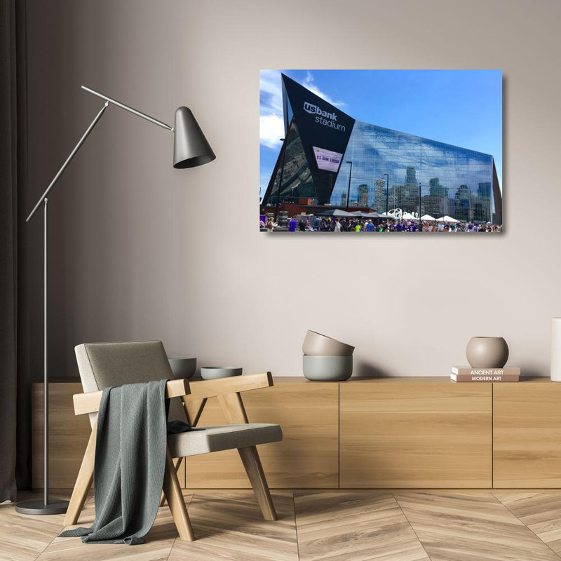 U.S. Bank Stadium, 16" H x 24" W