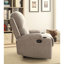 Fauteuil inclinable avec accoudoirs coussinés