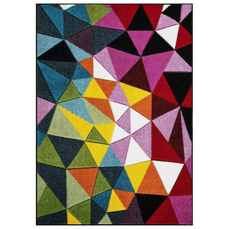 Elice Geometric Area Rug, Rectangle 120 x 170cm