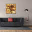 «Island Breeze» 2 par Albena Hristova, art mural sur toile, 37 po x 37 po