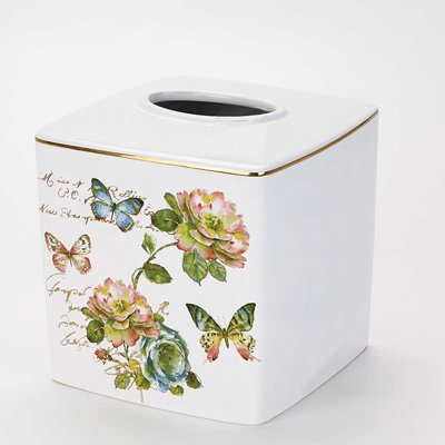 Couvre-boîte de papier hygiénique Butterfly Garden