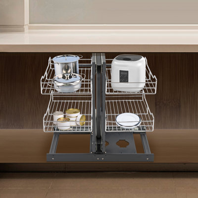 Miks Kitchen Pull Out Basket 2-tier