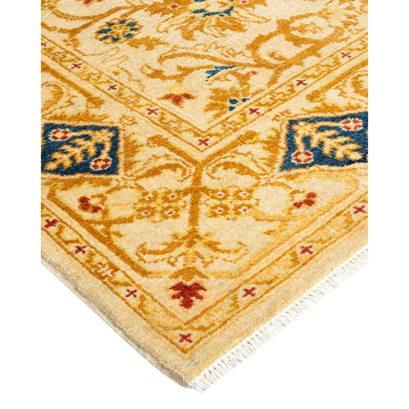 Eclectic One-of-a-Kind 4' 1" X 6' 5" Hand Knotted Area Rug