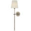 Thomas O'Brien Bryant 27" Cordless Tail Sconce with Linen Shade-15765185