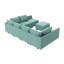 Canapé modulaire modulaire en forme de U avec repose-pieds avec rangement-72249838