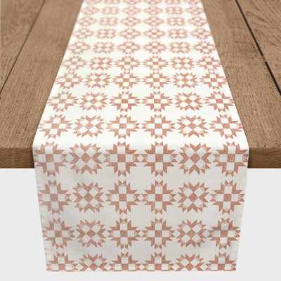 Peach Barn Star 3 Table Runner