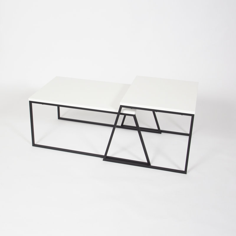 Aires Sled Coffee Table, White
