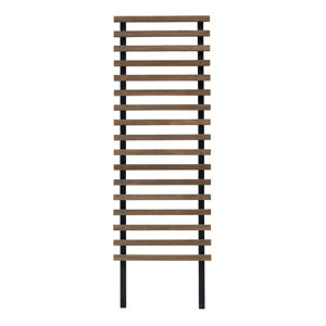 Izaia 71.75 In. x 23.75 In. Black And Walnut-Tone Ladder Trellis