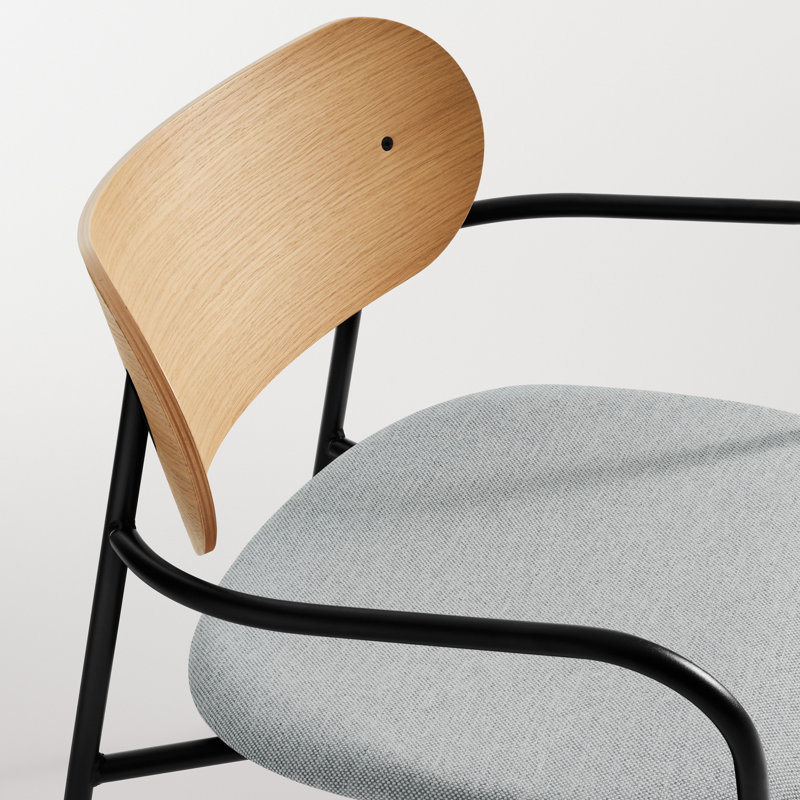 SideBySide Armchair, Maharam Mode in Intaglio Crossweave