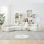 Canapé modulaire courbé en chenille avec 4 coussins-906108268-906108274