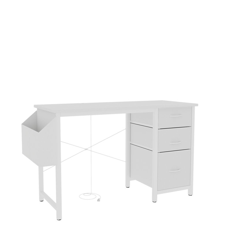 47.3"Office Desk With Power Outlet