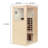 Holaki 1 - Person Indoor Bluetooth Compatible FAR Infrared Sauna in Hemlock-99192180