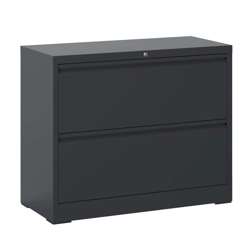 Classeur robuste en acier 2 - Organisation de bureau à domicile, glissières de tiroir silencieuses, capacité de 110 lb, quincaillerie, rangement facile à assembler, mouvement fluide, fonctionnalité,
