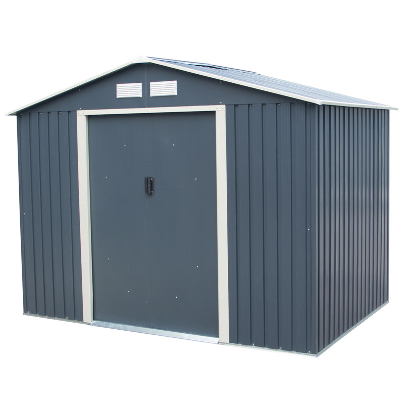 Danae 8 ft. 6 in. W x 5 ft. 11 in. D Metal Garage Shed